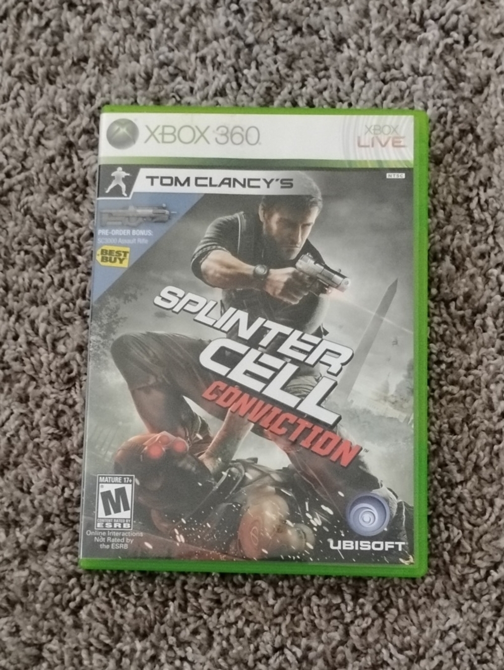 Tom Clancy's Splinter Cell: Conviction (Microsoft Xbox 360) - CIB Complete